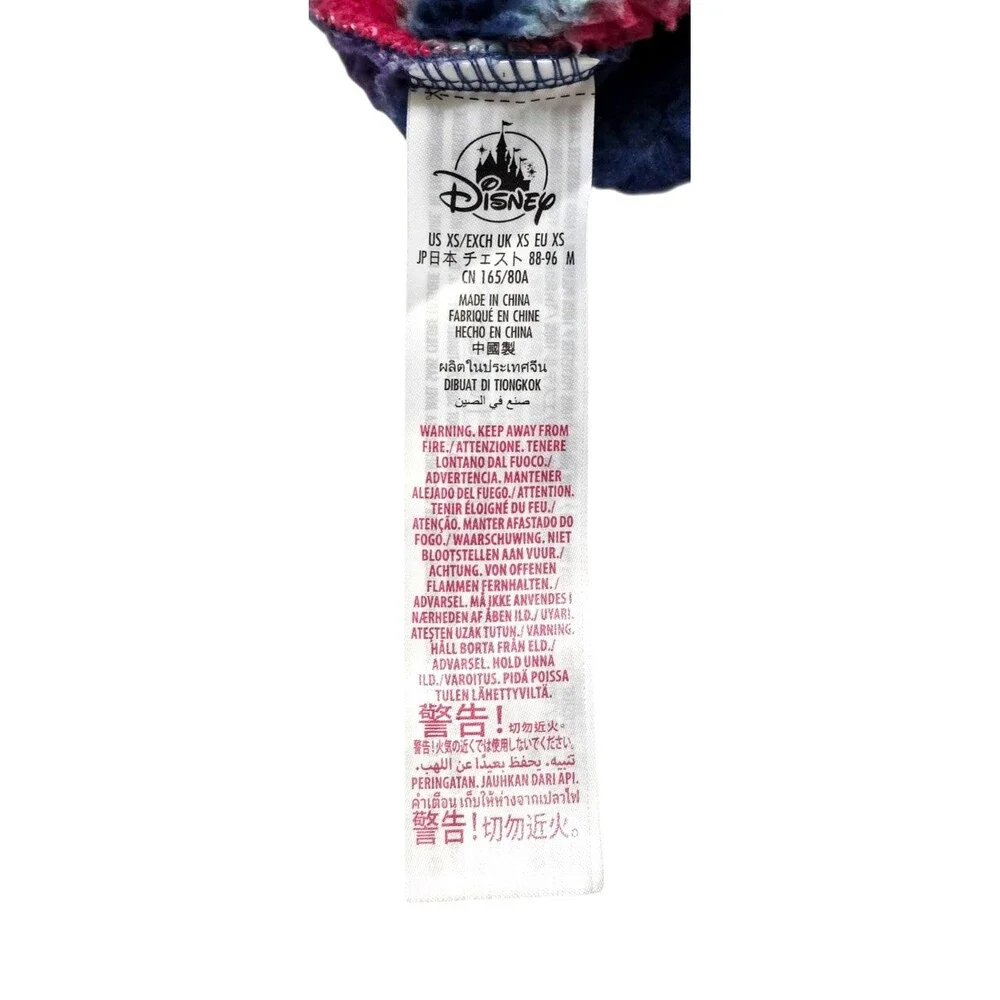 DISNEY Mickey Mouse Fleece Sherpa Pullover Top Sz XS Long Sleeves Soft Cozycore - Picture 5 of 8